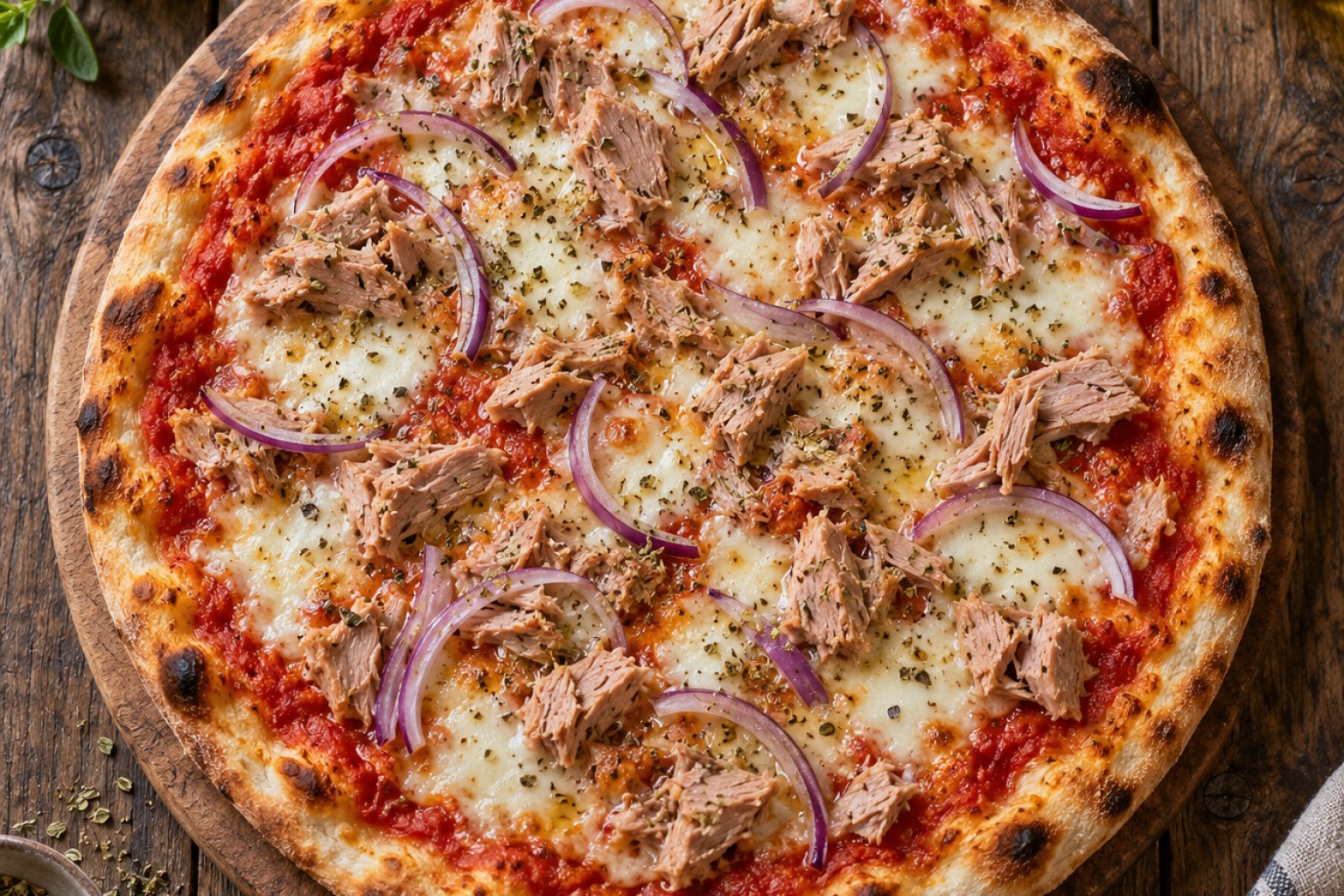 Pizza Tonno Kalorien und Nährwerte