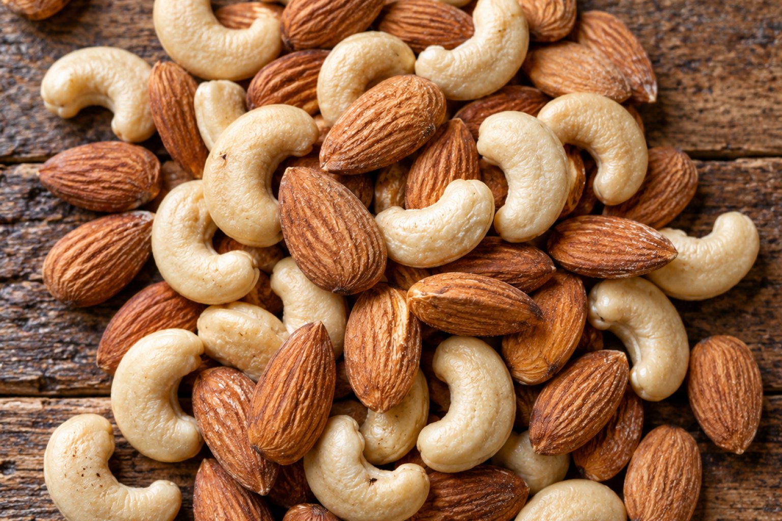 Cashew-Mandel-Mix Kalorien und Nährwerte