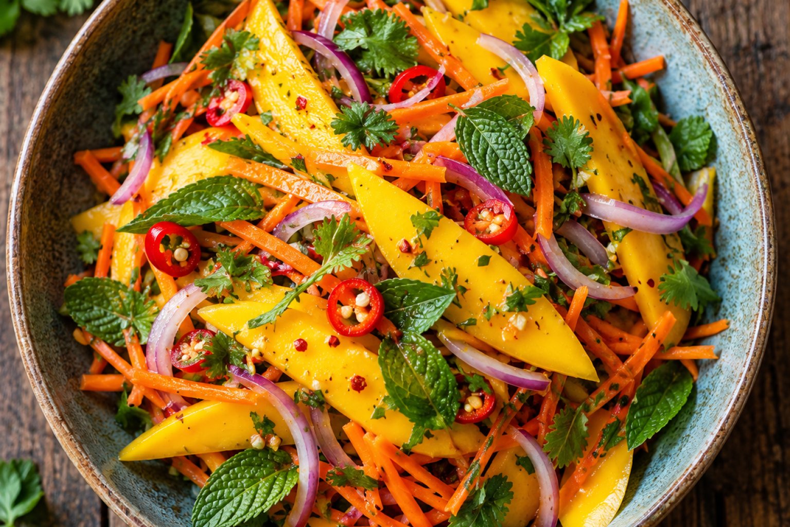 Mangosalat Kalorien und Nährwerte