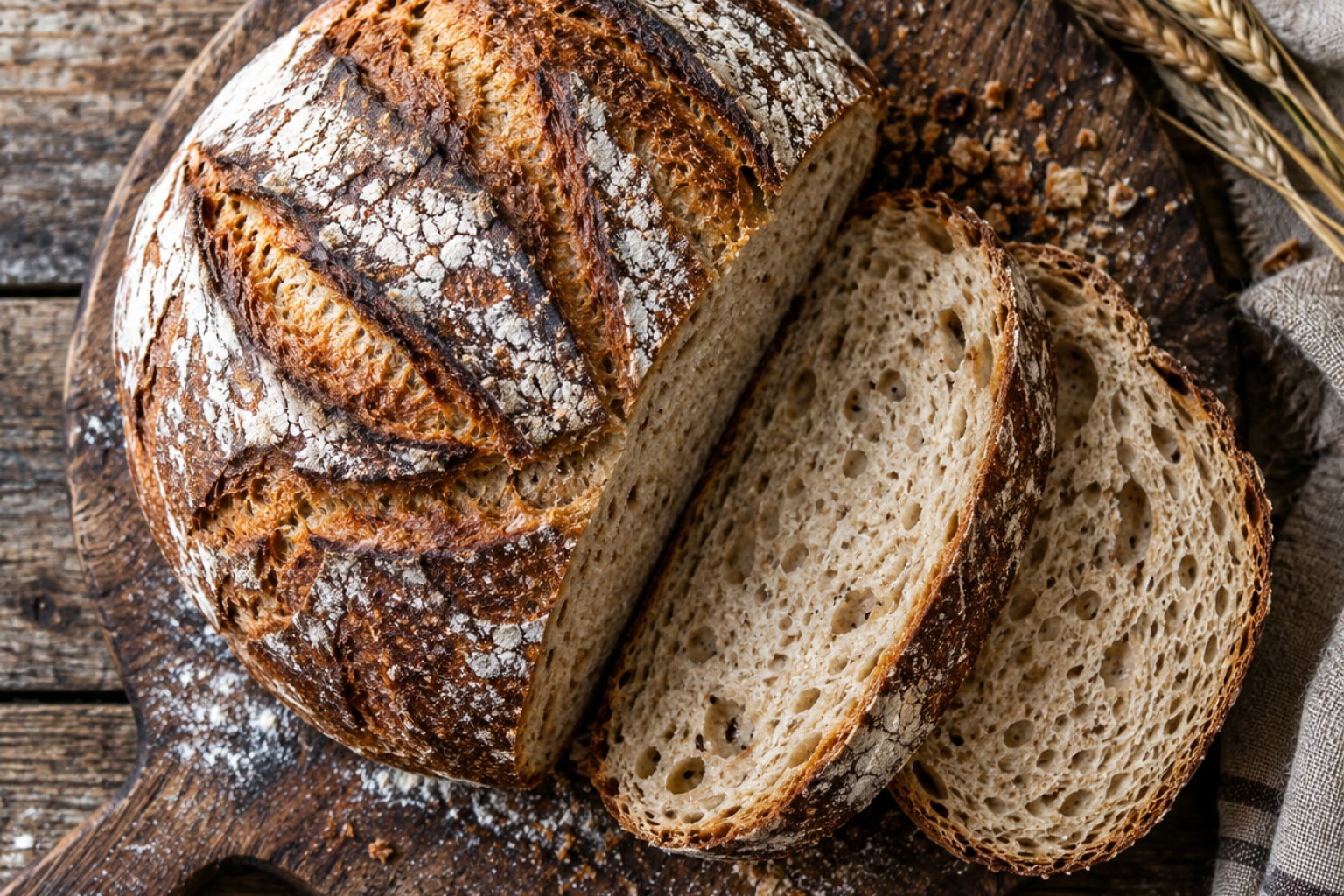 Bauernbrot Kalorien und Nährwerte