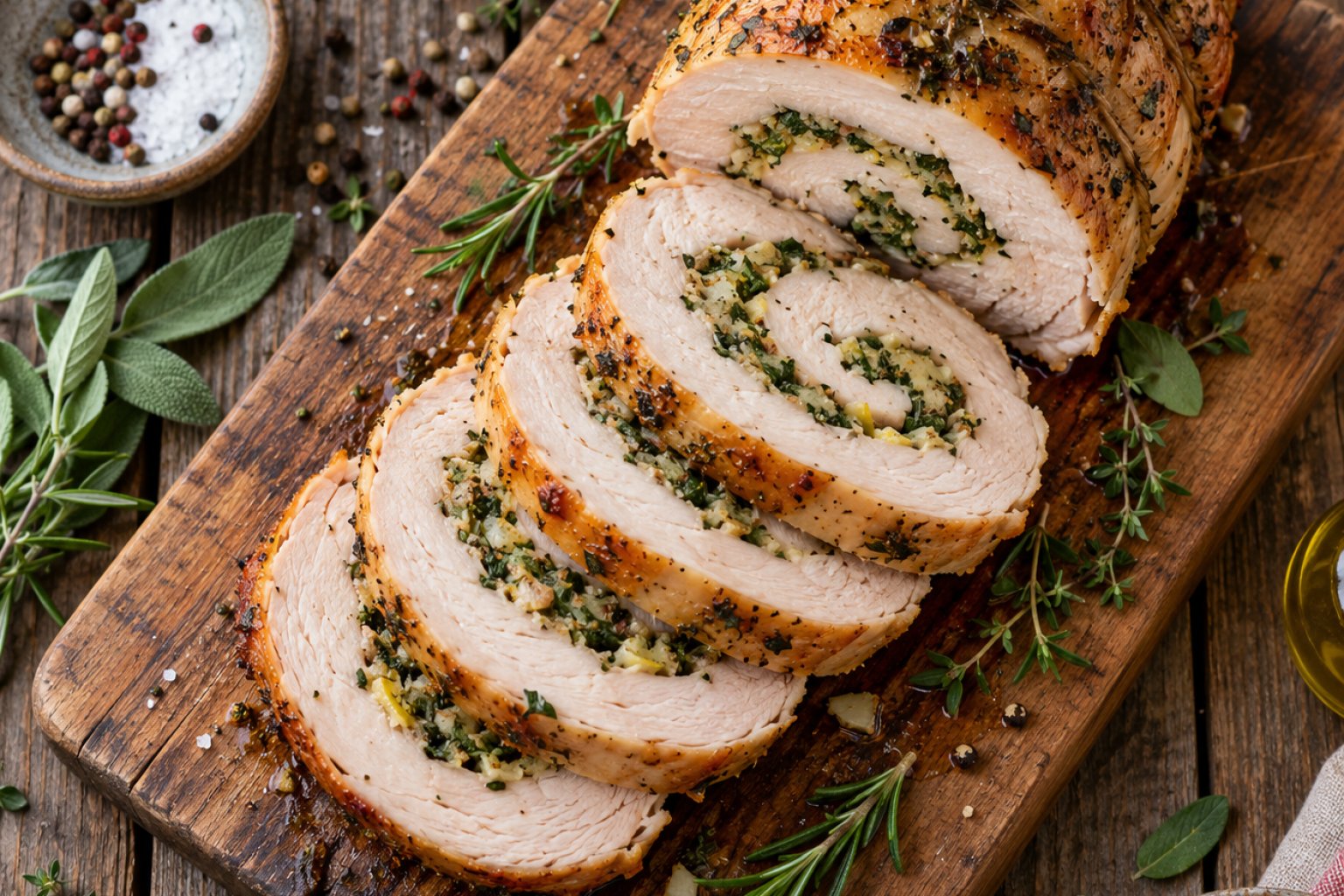 Putenrollbraten Kalorien und Nährwerte