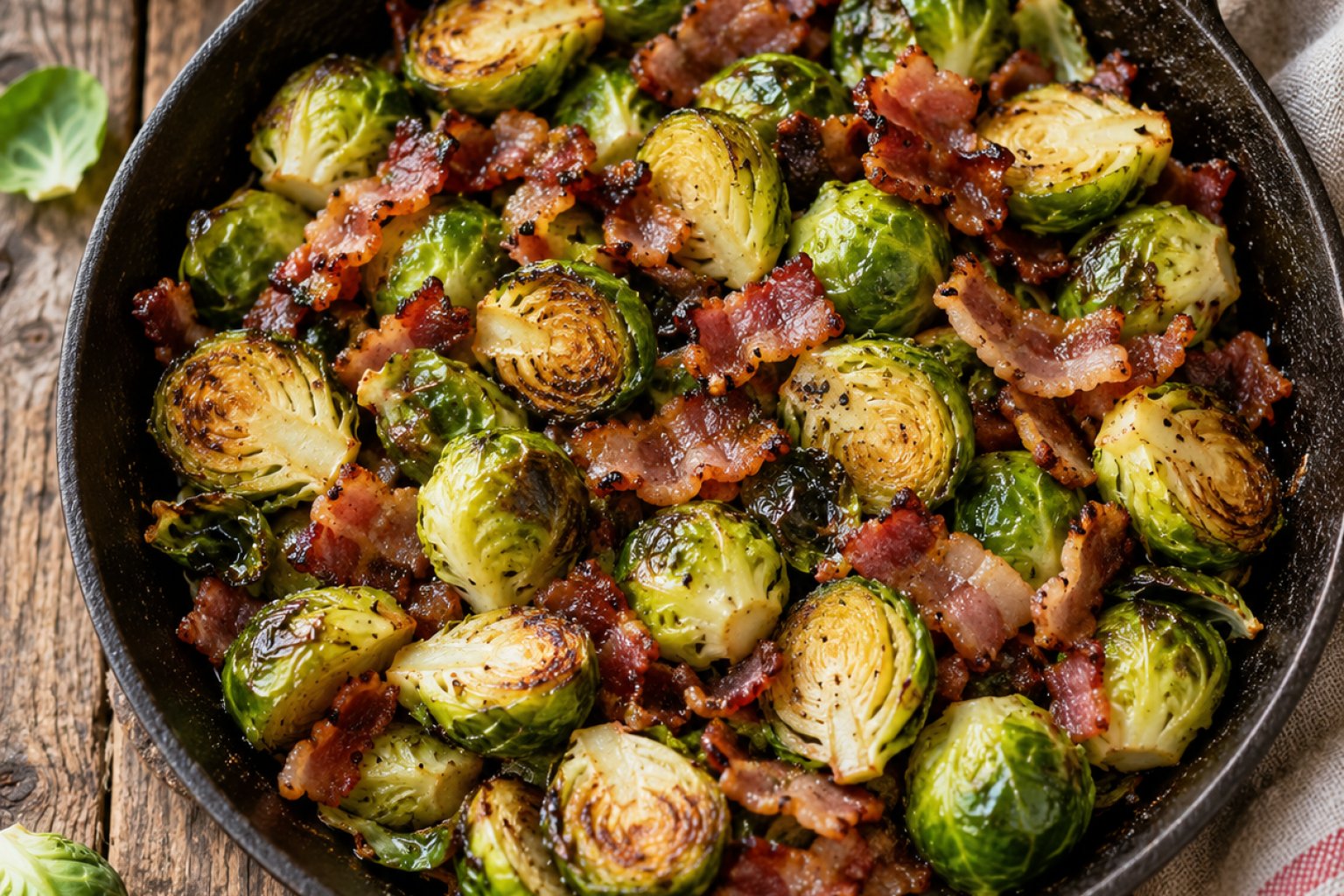 Rosenkohlpfanne mit Speck Kalorien und Nährwerte