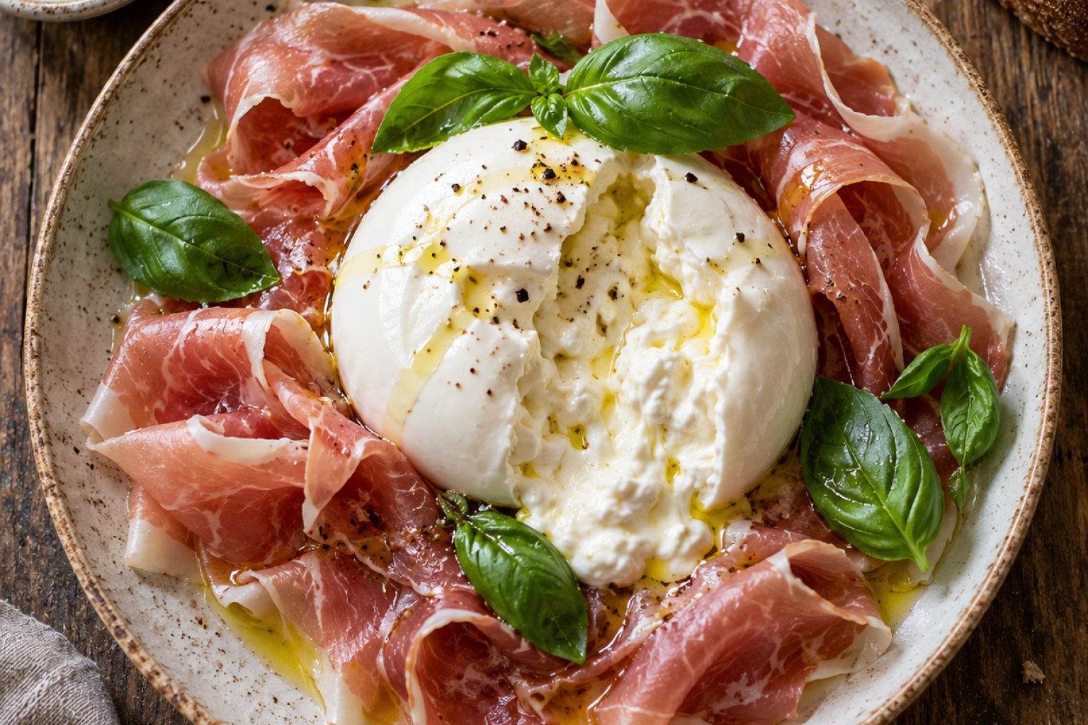 Burrata mit Prosciutto Kalorien und Nährwerte