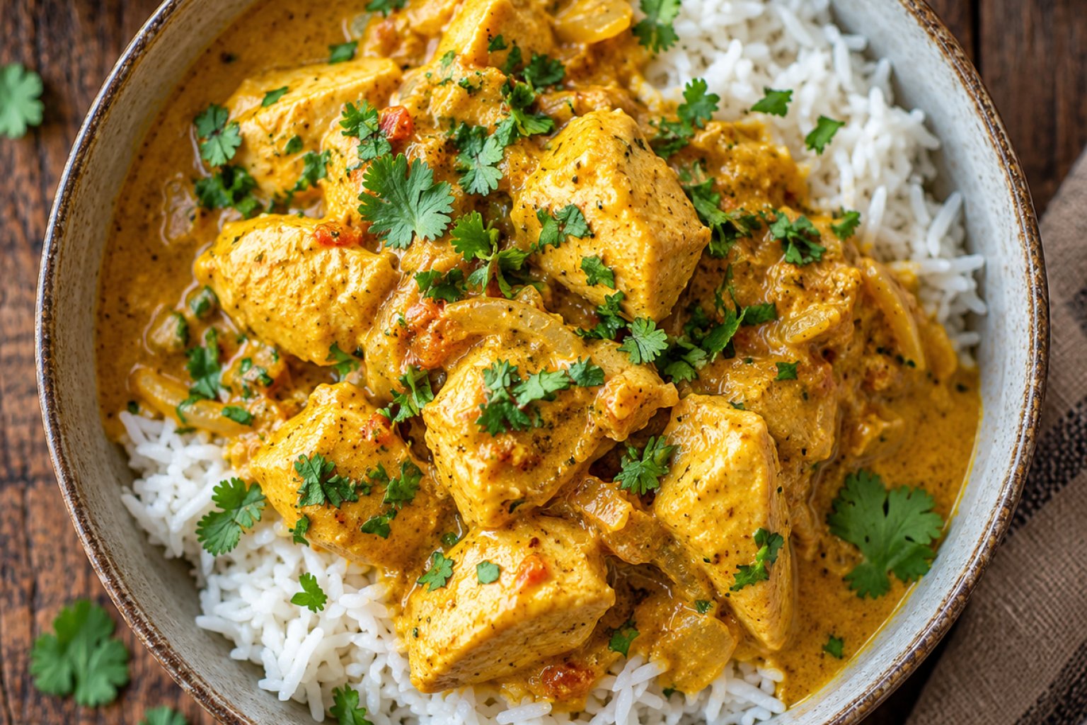 Currychicken mit Reis Kalorien und Nährwerte