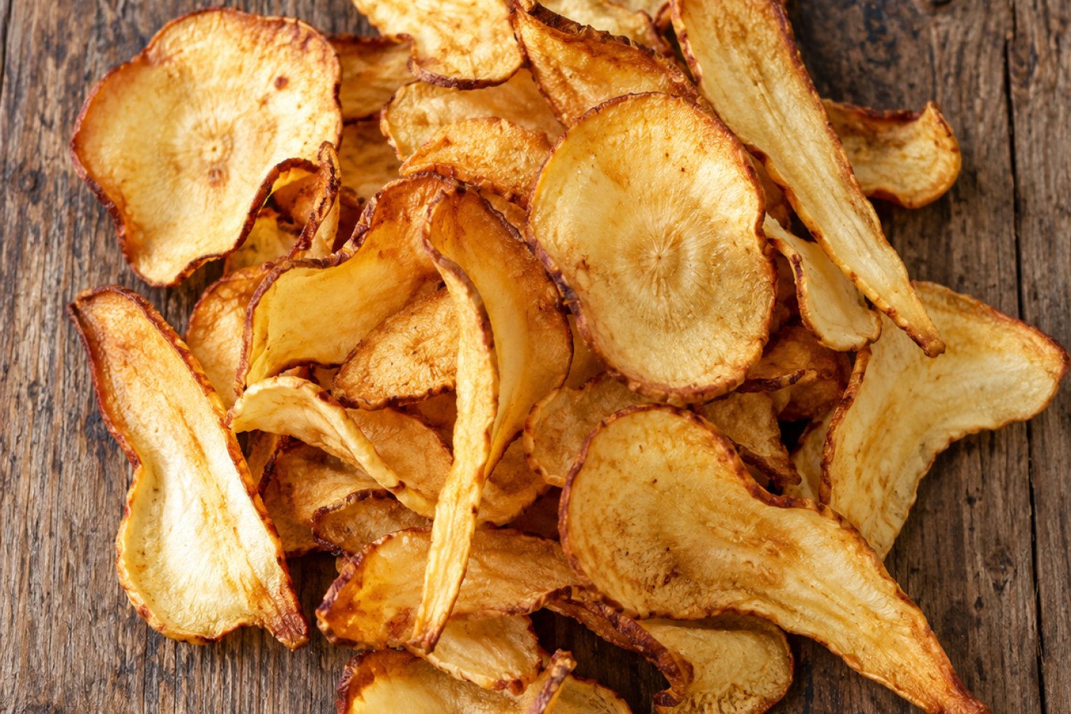 Pastinaken-Chips Kalorien und Nährwerte