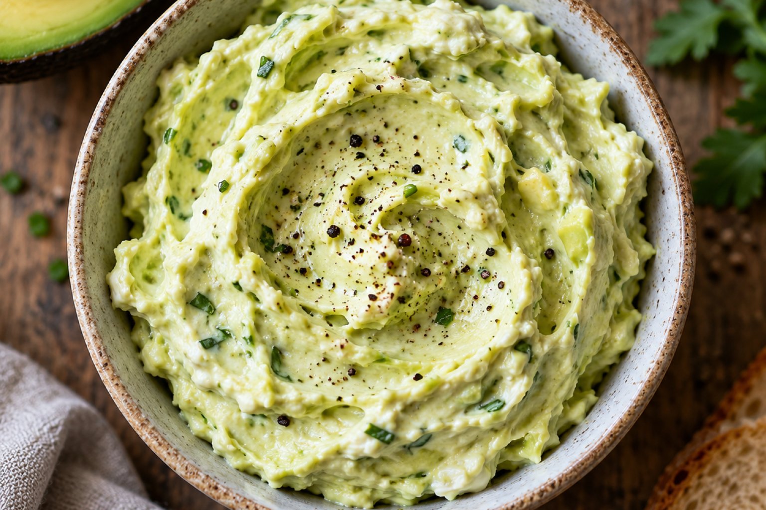 Avocado-Frischkäse-Aufstrich Kalorien und Nährwerte