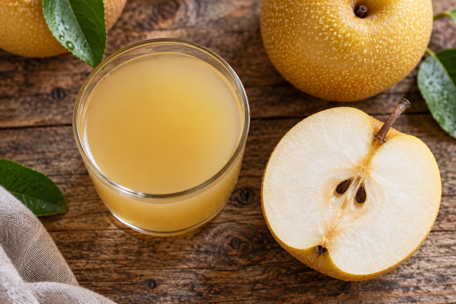 Nashi-Birne Saft Kalorien und Nährwerte