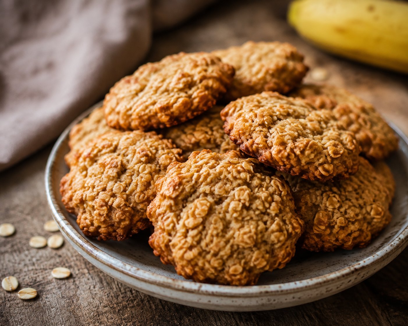 Bananen-Hafer-Kekse ohne Zucker – Rezept mit Kalorien und Nährwerten