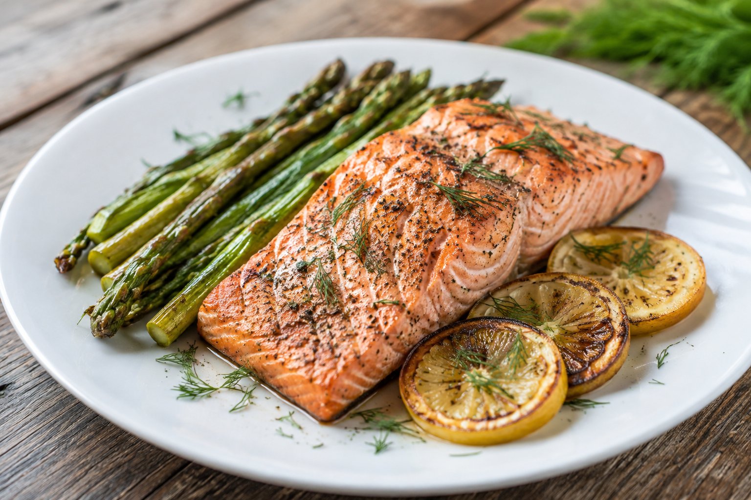 Gebackener Lachs mit Spargel – Rezept mit Kalorien und Nährwerten