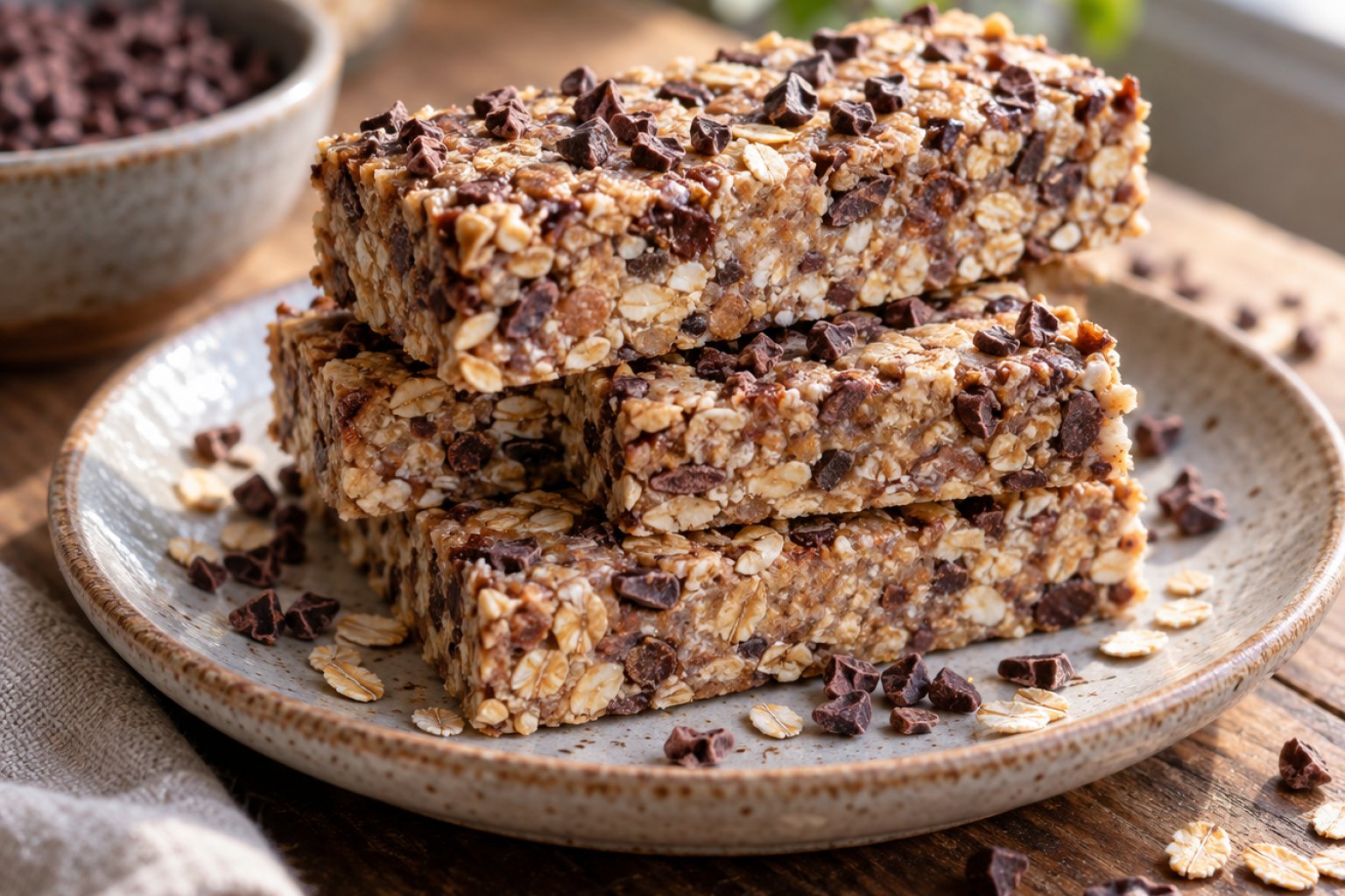 Protein-Skyr-Riegel mit Kakaonibs – Rezept mit Kalorien und Nährwerten