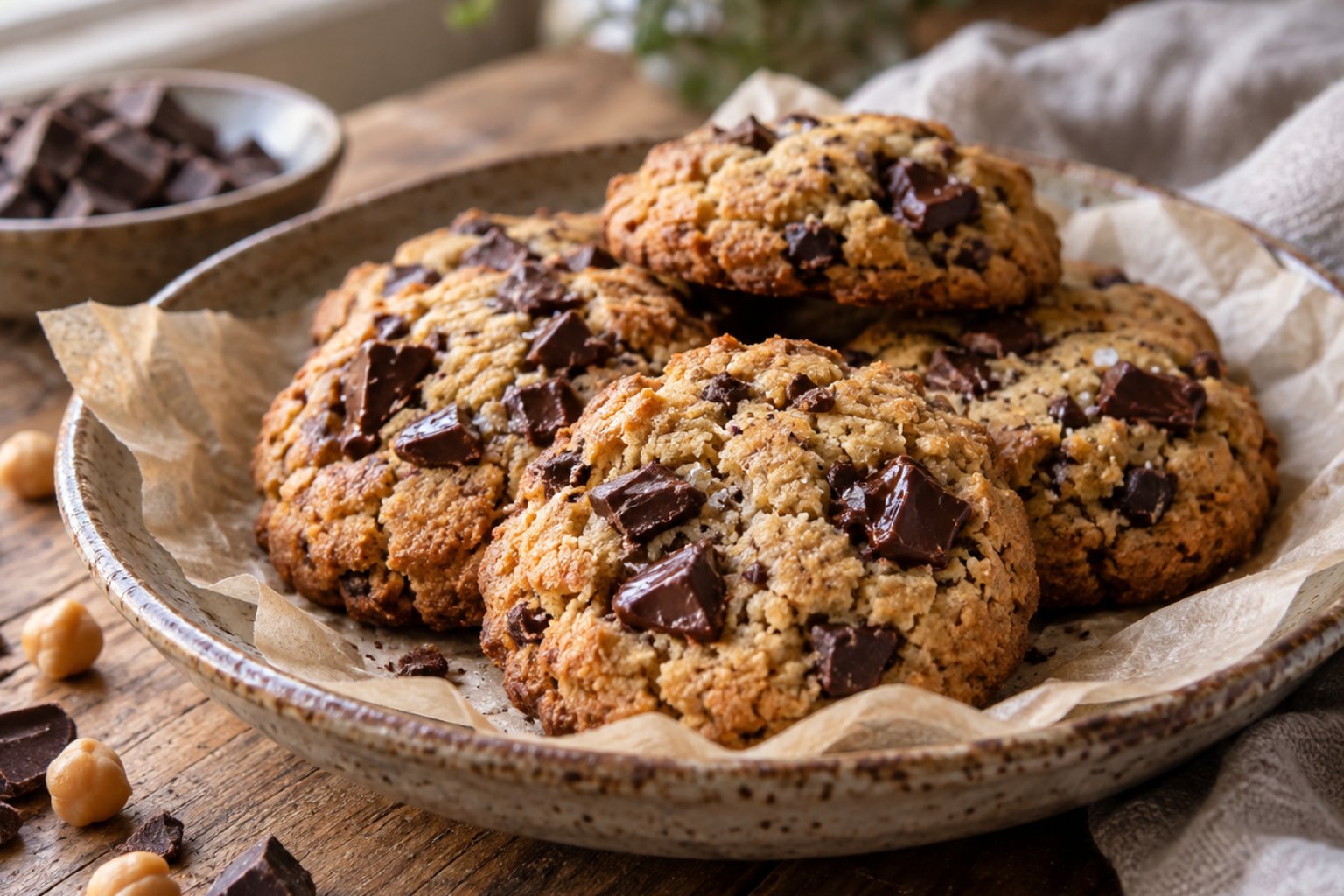 Vegane Schoko-Kichererbsen-Kekse