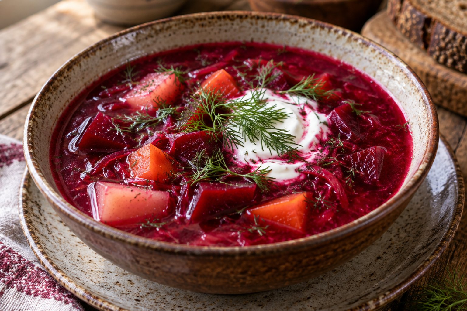 Polnischer Barszcz mit Roter Bete