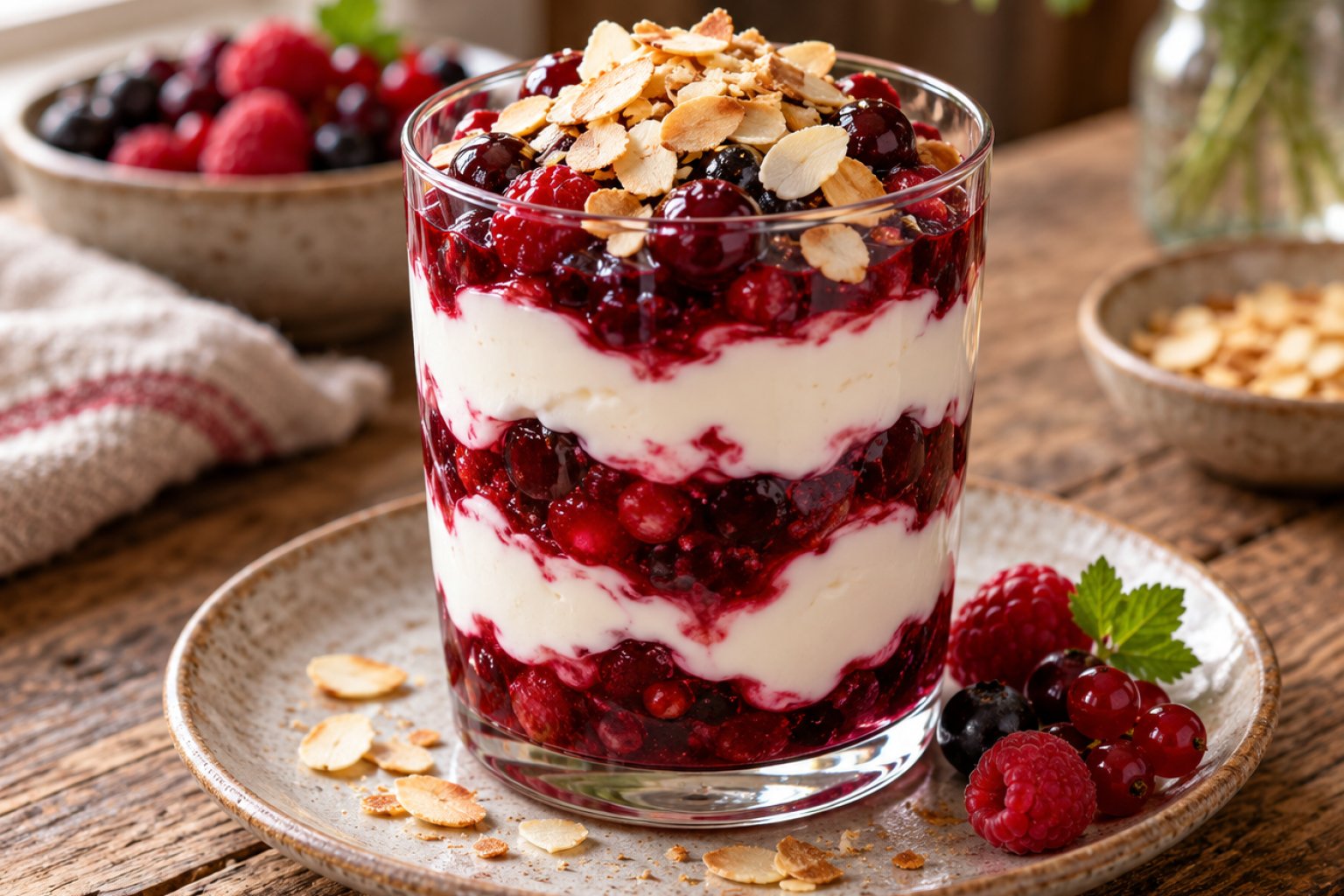 Rote-Grütze-Skyr-Becher