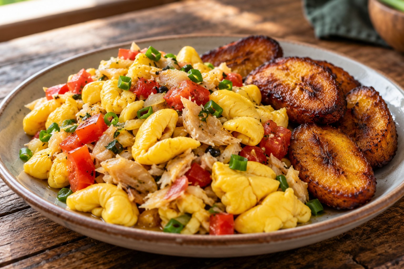 Jamaikanischer Ackee mit Saltfish – Rezept mit Kalorien und Nährwerten