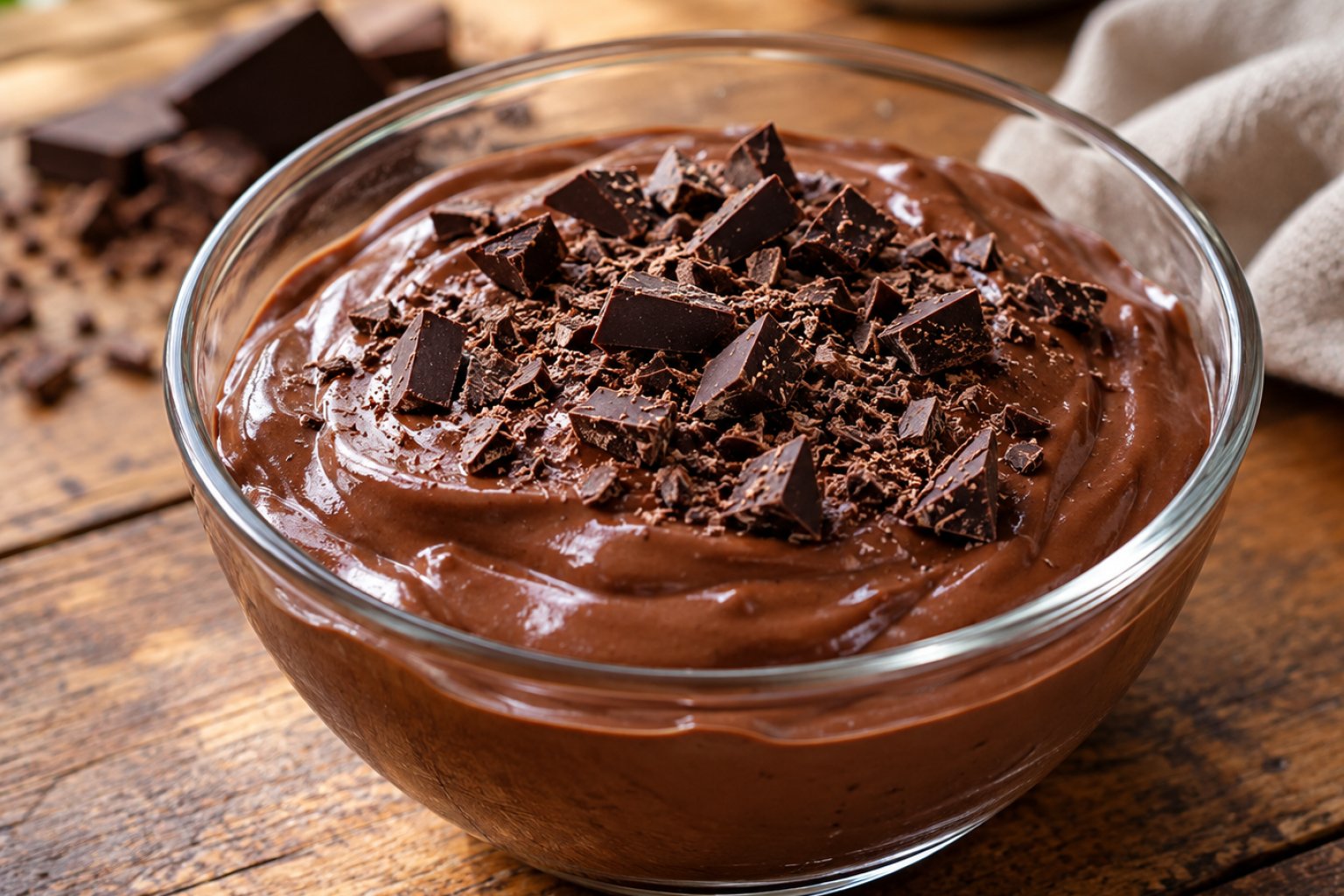 Protein-Schoko-Pudding mit Seidentofu